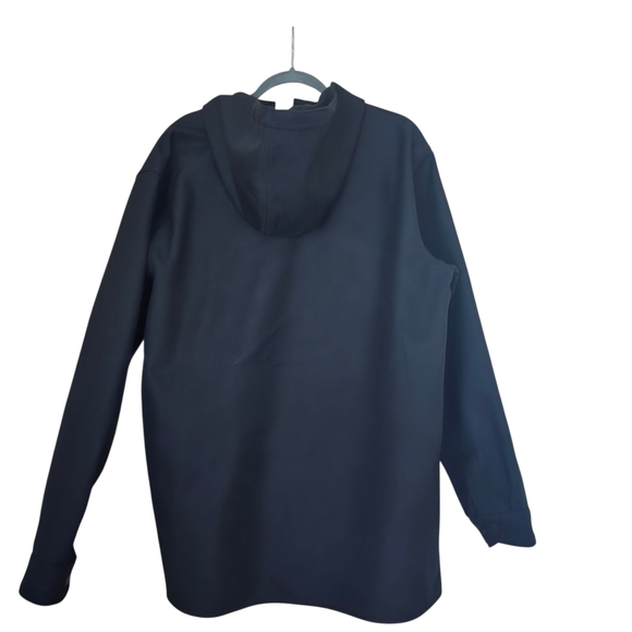 Carhartt Men's Relaxed Fit Rain defender in Black hooded jacket weather Proof - Picture 3 of 12